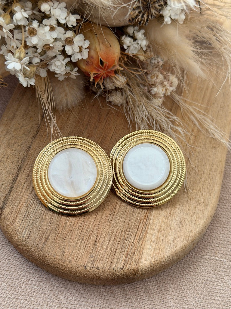 Boucles d'Oreilles à clip Delphina