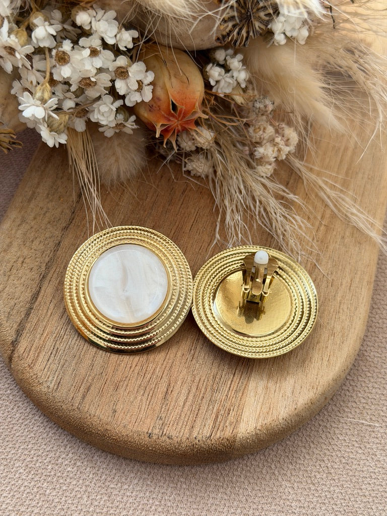 Boucles d'Oreilles à clip Delphina