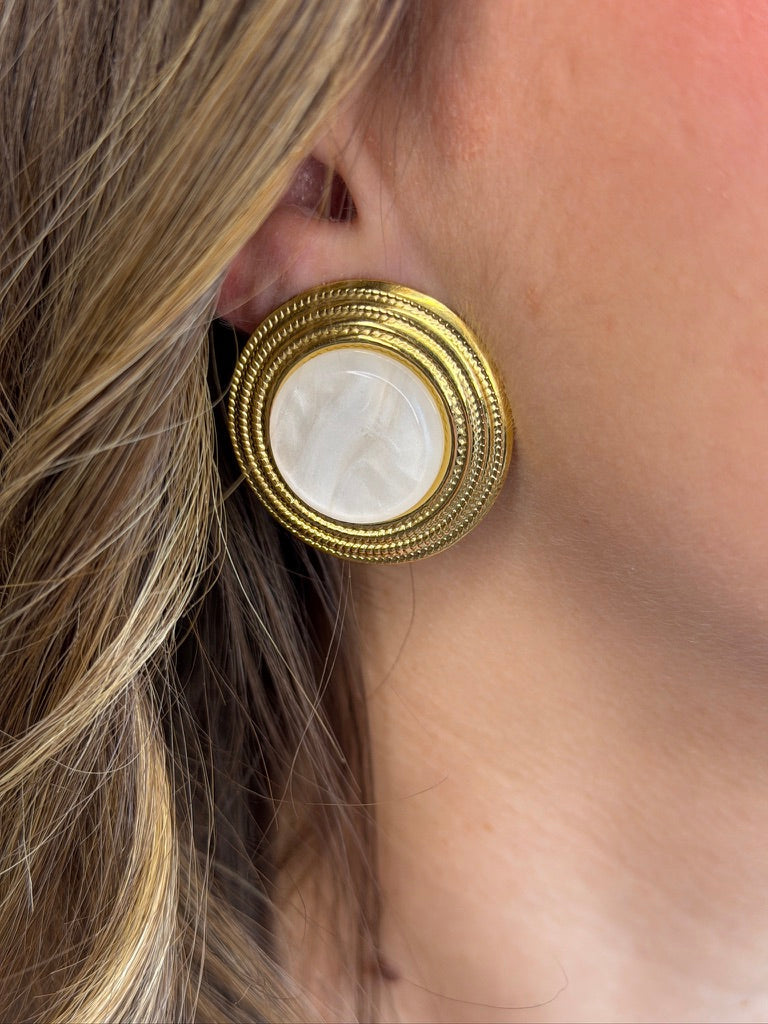 Boucles d'Oreilles à clip Delphina