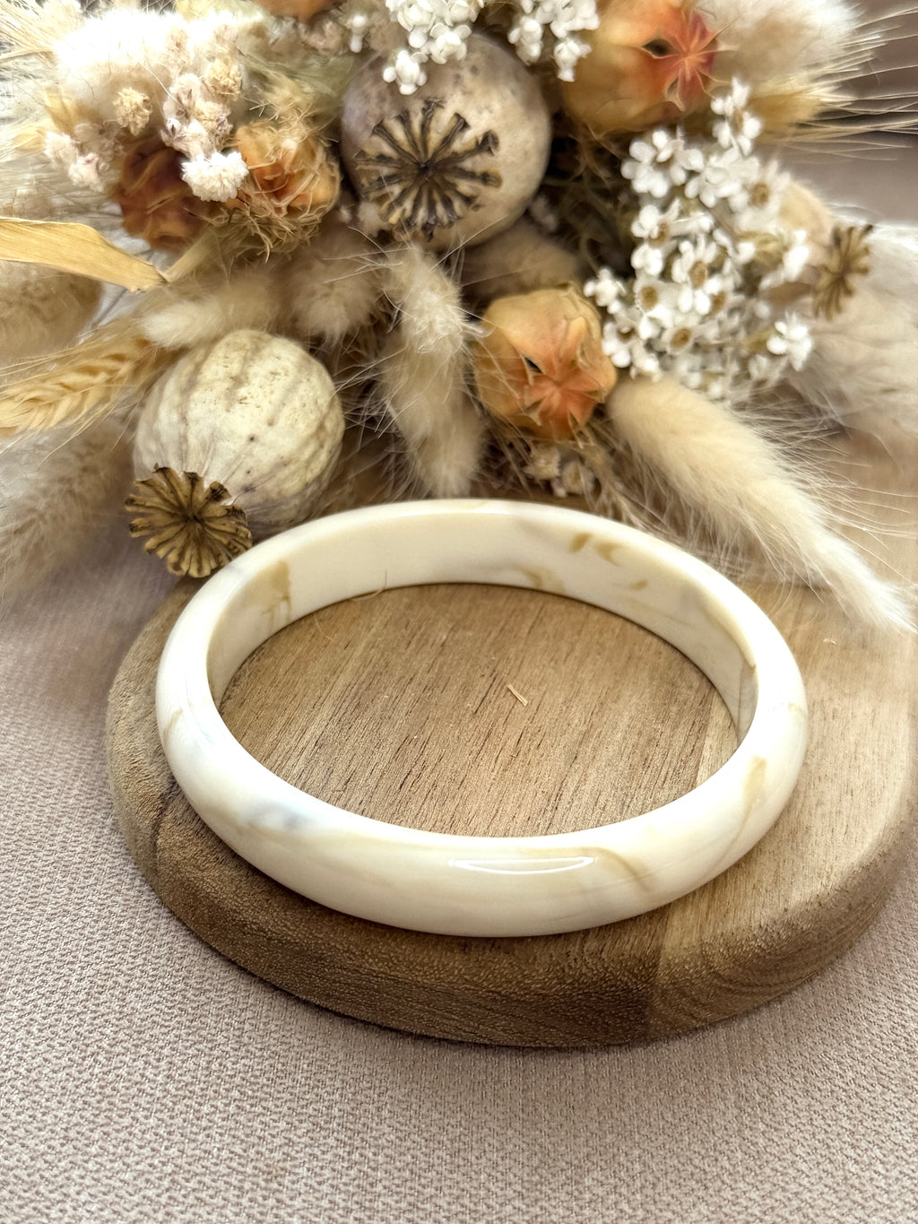 Jonc Louise - Marie Beige